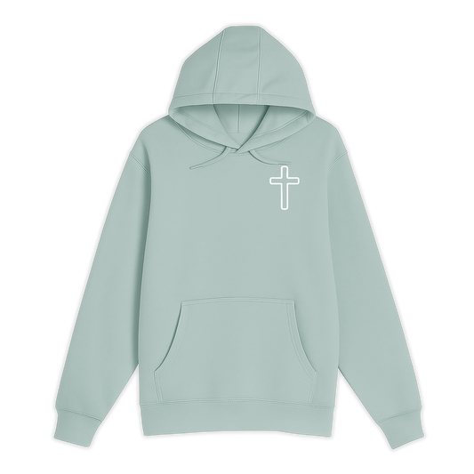 Unisex Small Green Pullover Hooded Sweatshirt
