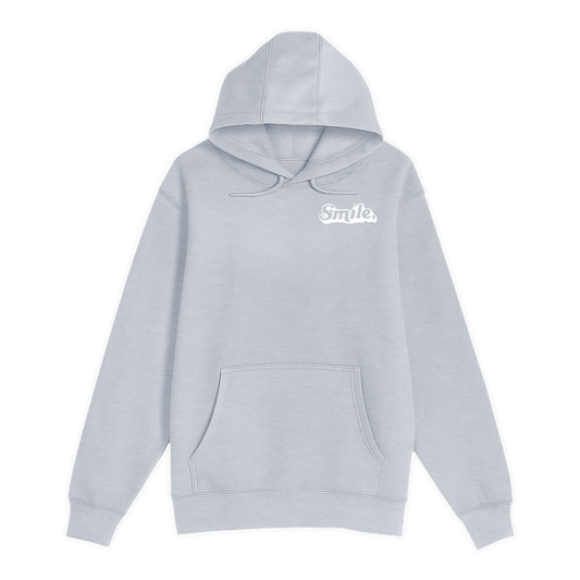 Unisex Small Heather Gray Pullover Hooded Sweatshirt