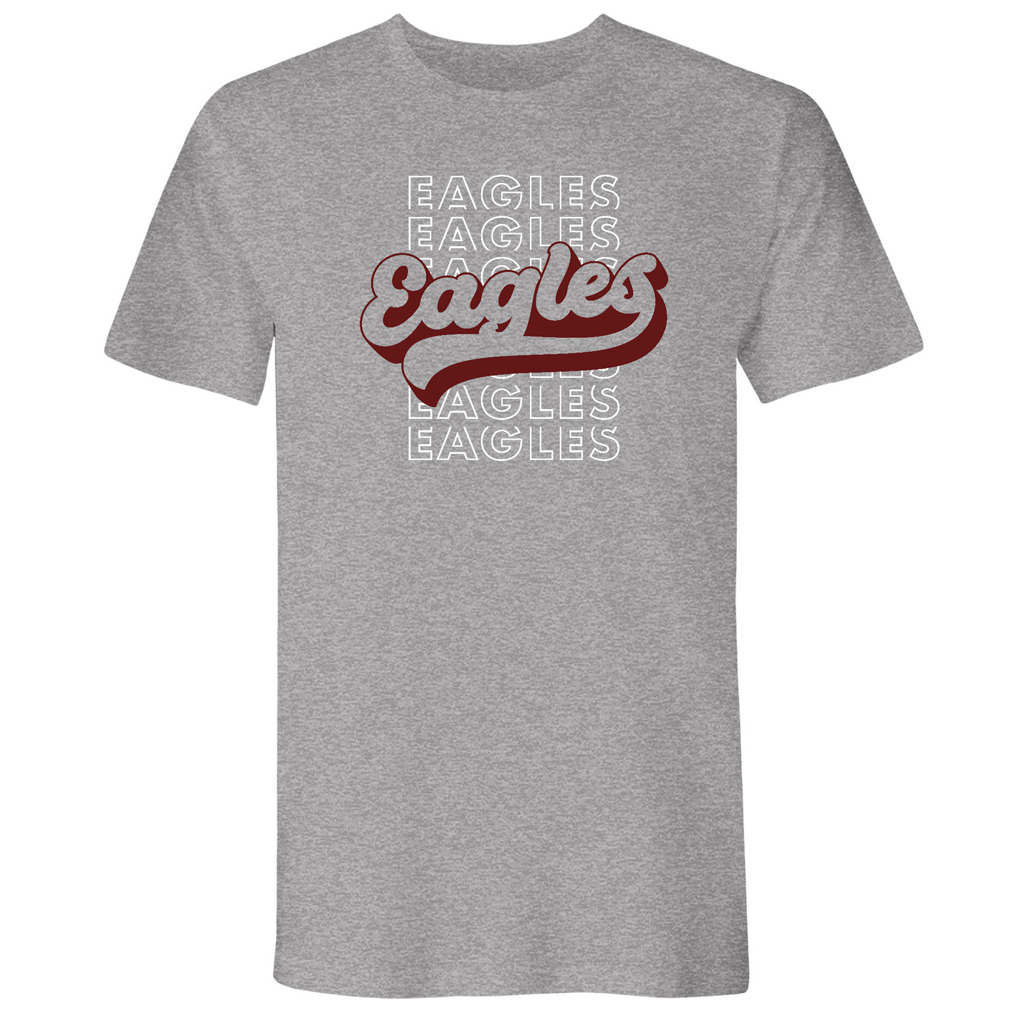 Mens Small Dark Heather Gray Style_T-Shirt