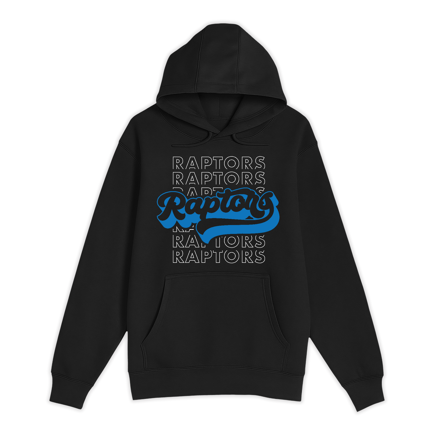 Unisex Small Black Pullover Hooded Sweatshirt
