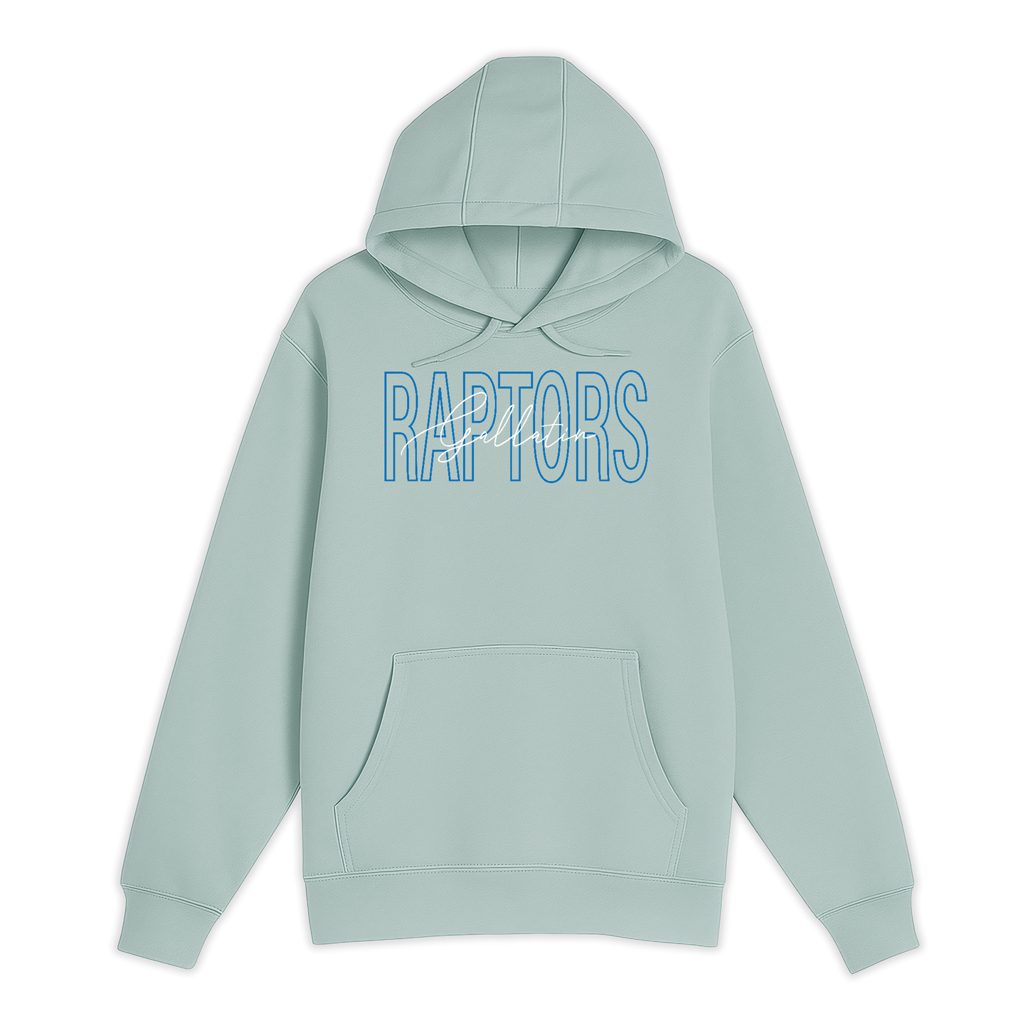 Unisex Small SEA FOAM Pullover Hooded Sweatshirt