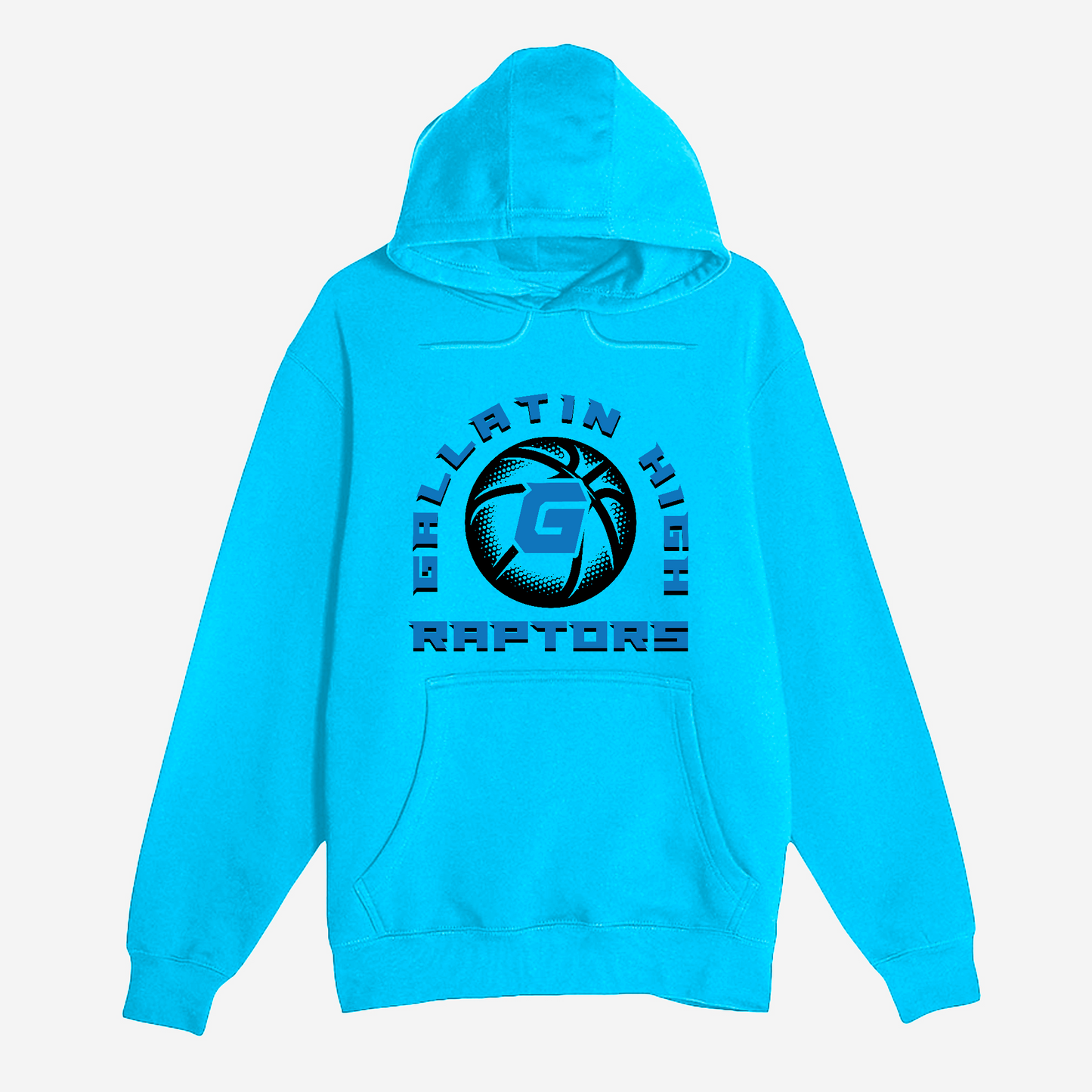 Unisex Small Deep Ocean Pullover Hooded Sweatshirt