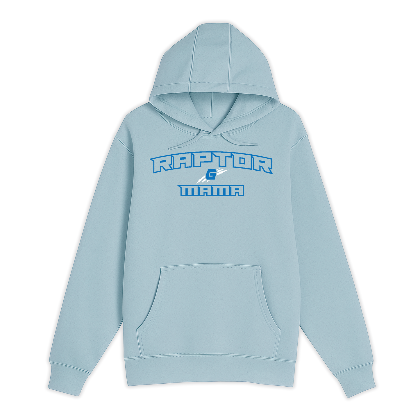 Unisex Small Blue Mist Pullover Hooded Sweatshirt