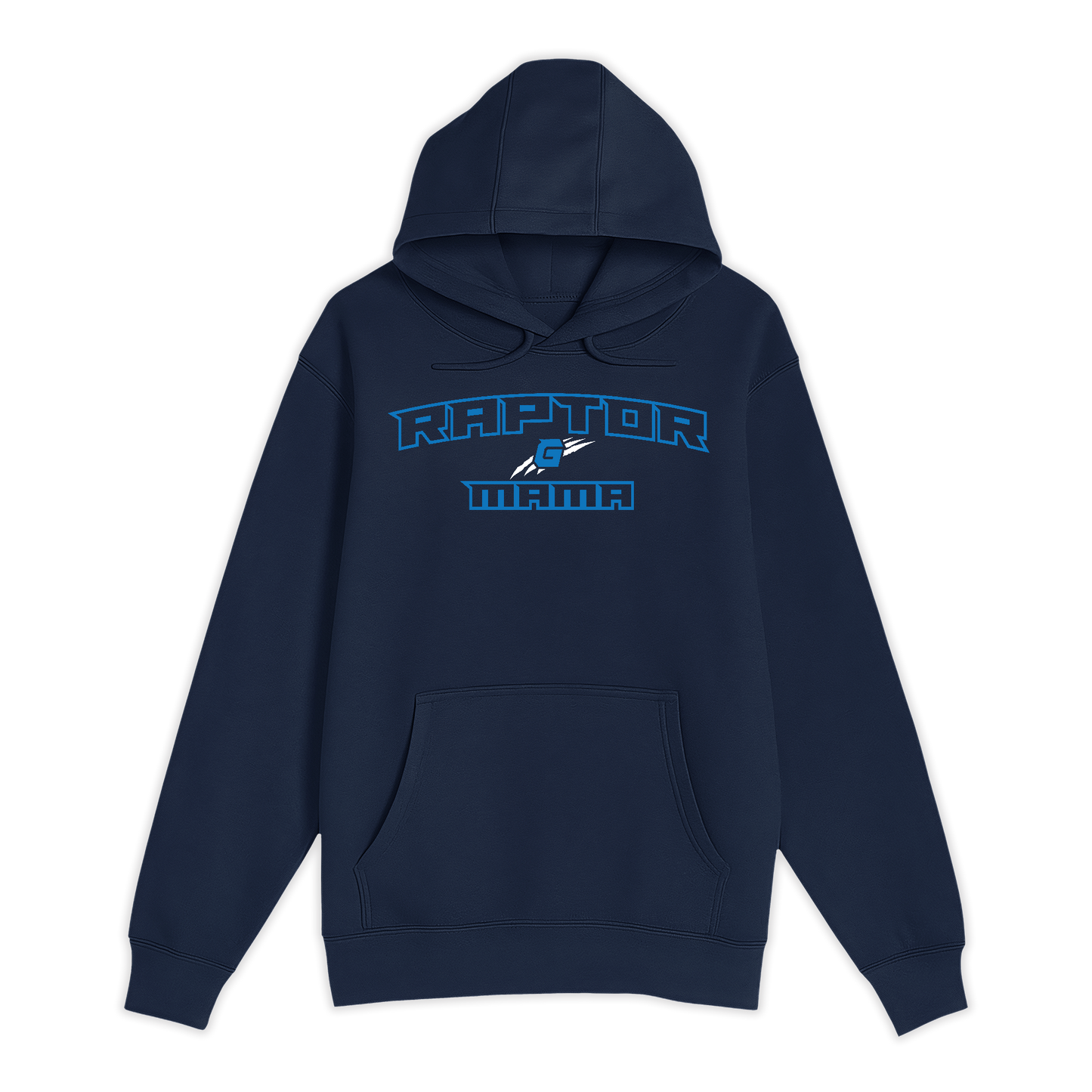 Unisex Small Navy Pullover Hooded Sweatshirt