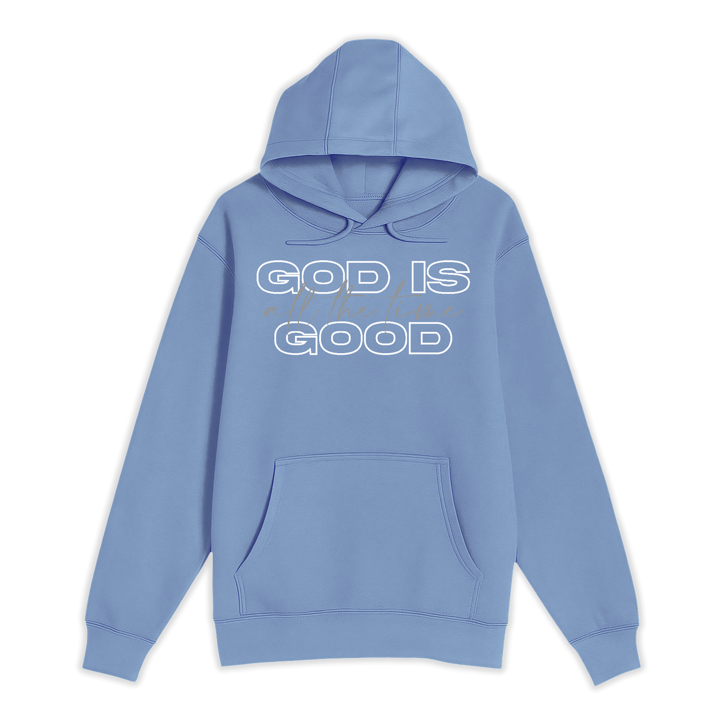 Unisex Small Colony Blue Pullover Hooded Sweatshirt