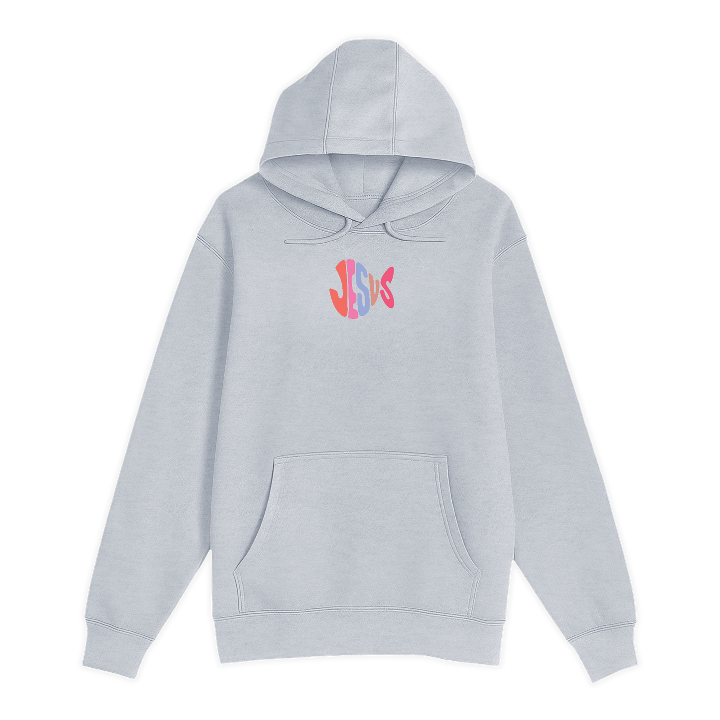 Unisex Small Heather Gray Pullover Hooded Sweatshirt