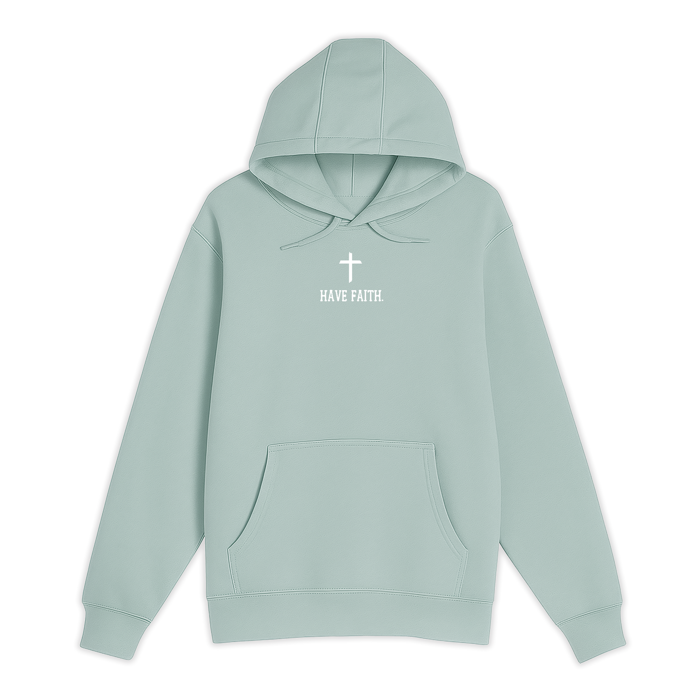 Unisex Small Green Pullover Hooded Sweatshirt