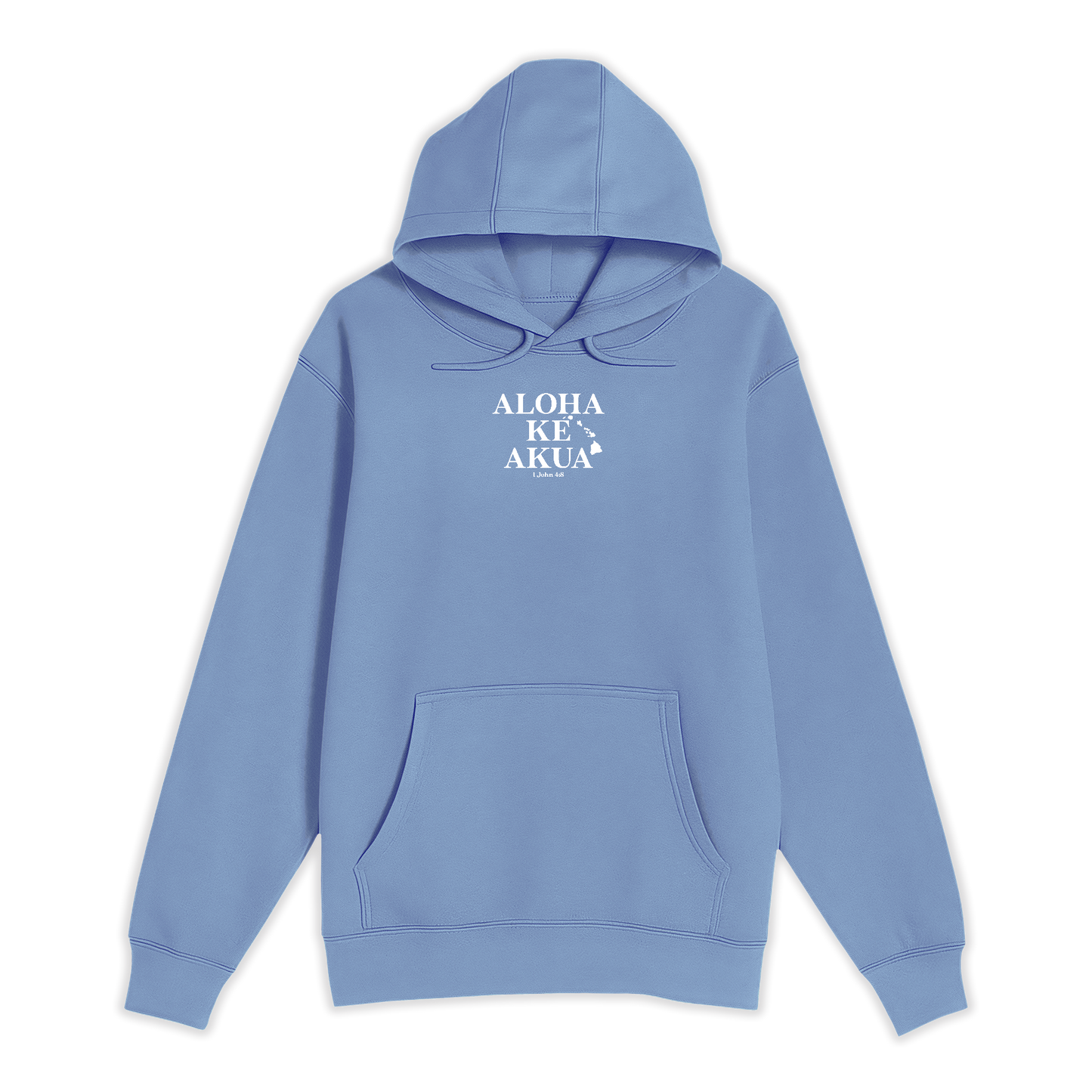 Unisex Small Colony Blue Pullover Hooded Sweatshirt