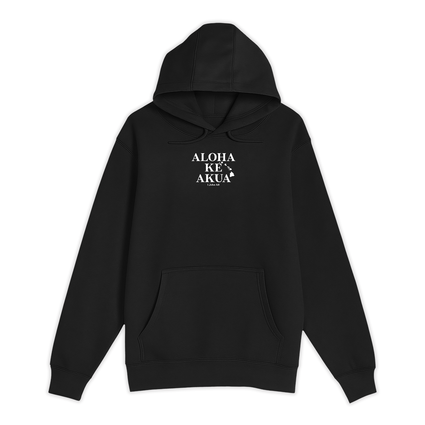 Unisex Small Black Pullover Hooded Sweatshirt