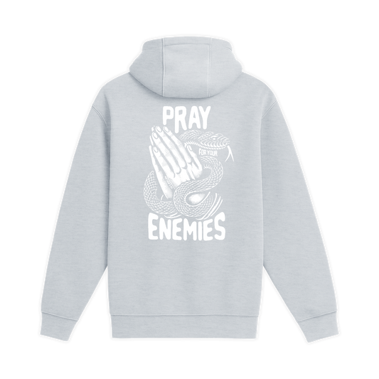 Unisex Medium Heather Gray Pullover Hooded Sweatshirt