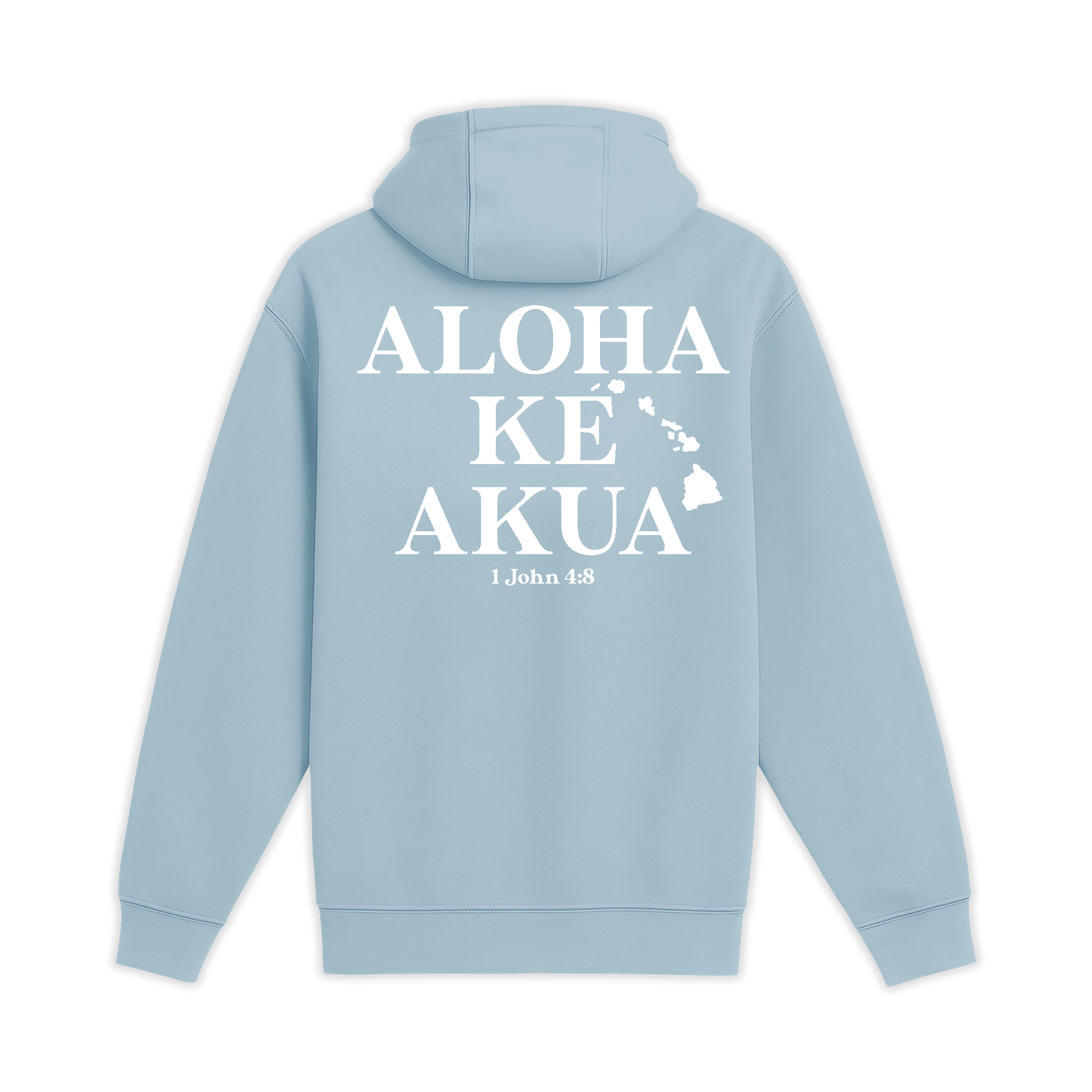 Unisex Medium Blue Mist Pullover Hooded Sweatshirt