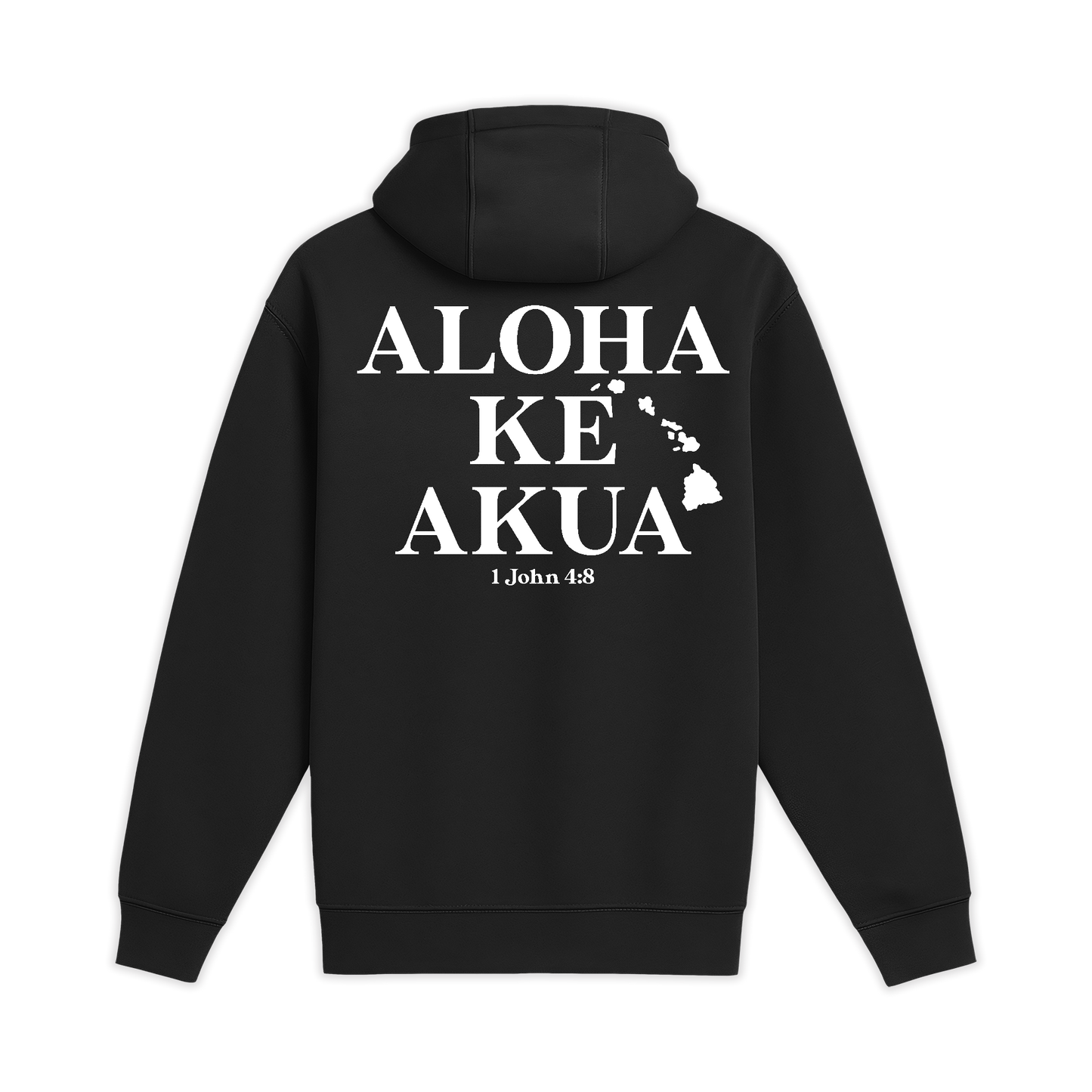 Unisex Medium Black Pullover Hooded Sweatshirt