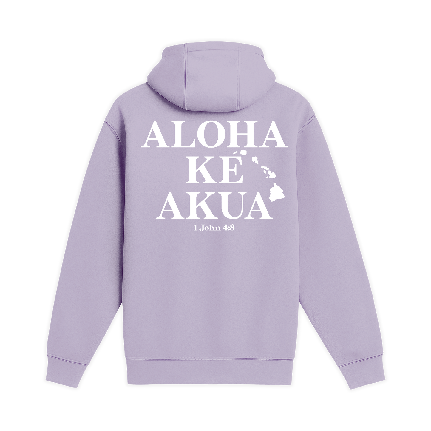 Unisex Medium Lilac Pullover Hooded Sweatshirt