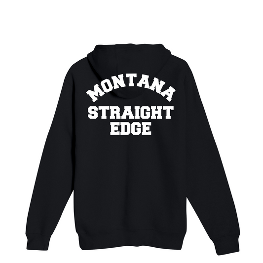 Unisex Medium Black Pullover Hooded Sweatshirt