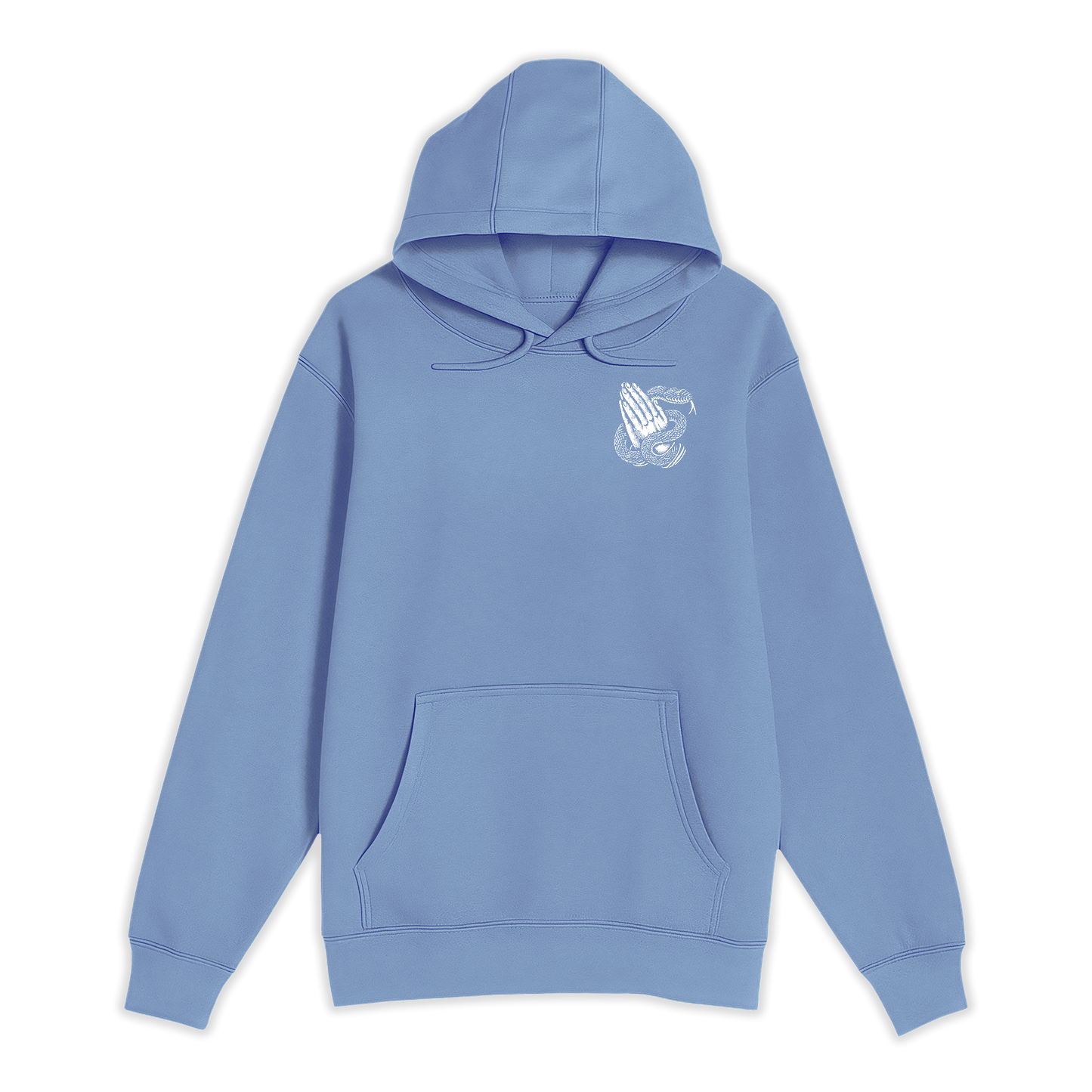 Unisex Small Colony Blue Pullover Hooded Sweatshirt