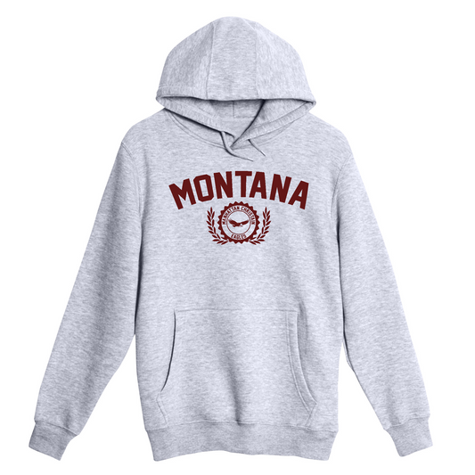 Unisex Small Heather Gray Pullover Hooded Sweatshirt