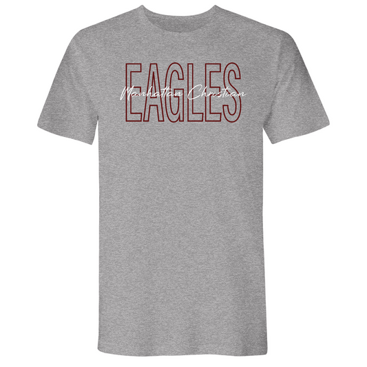 Mens Small Dark Heather Gray Style_T-Shirt