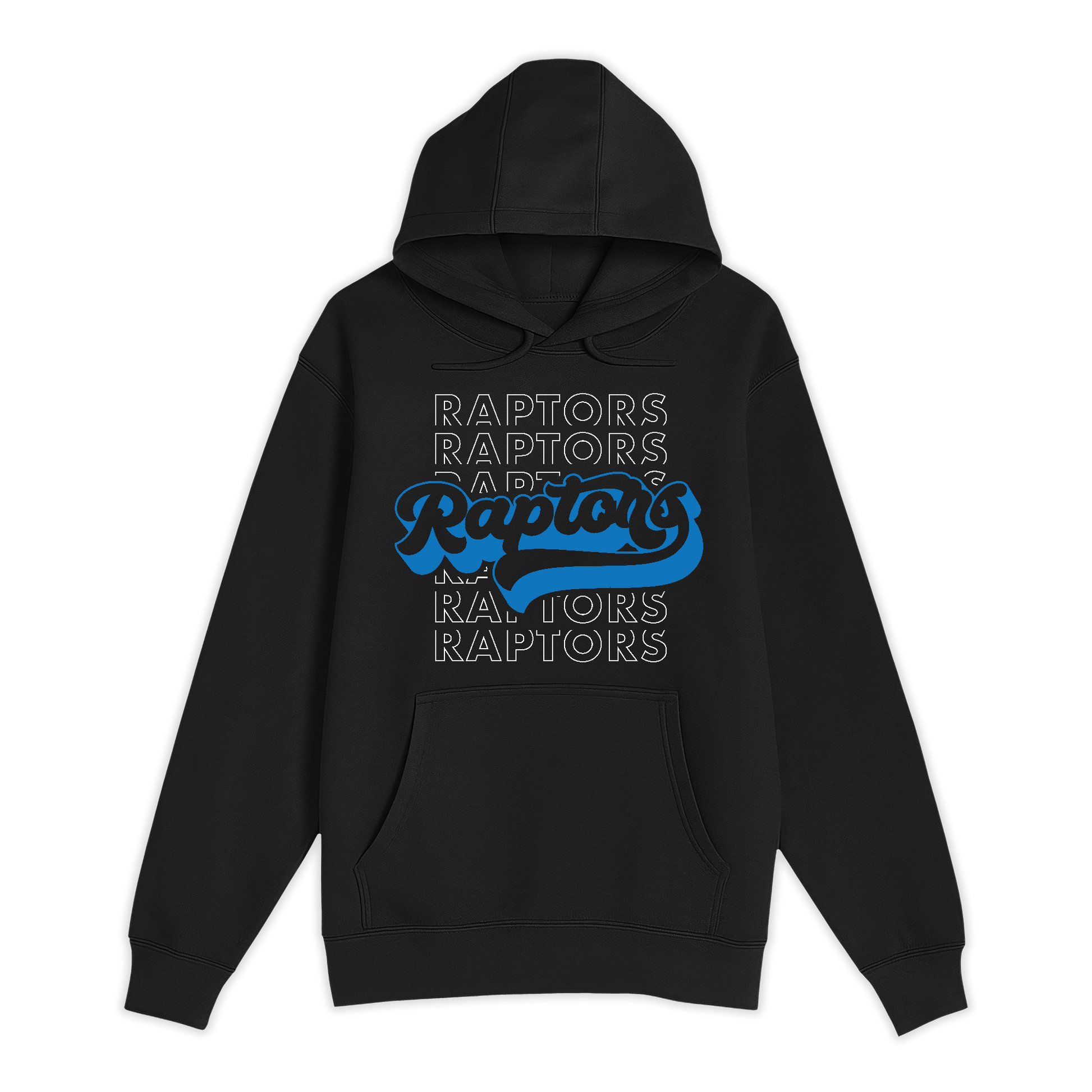 Unisex Small Black Pullover Hooded Sweatshirt