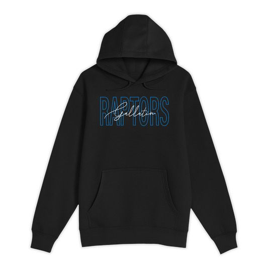 Unisex Small Black Pullover Hooded Sweatshirt