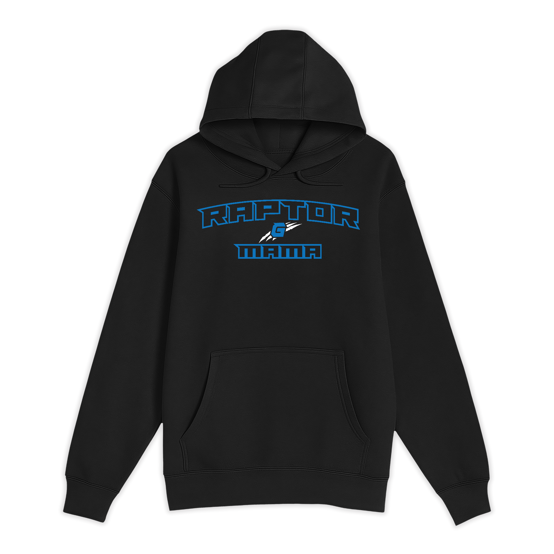 Unisex Small Black Pullover Hooded Sweatshirt