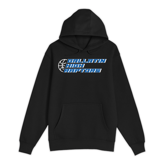 Unisex Small Black Pullover Hooded Sweatshirt