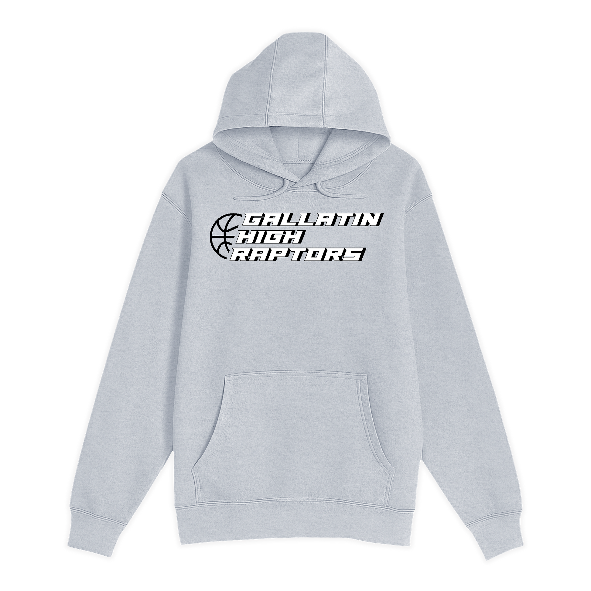 Unisex Small Heather Gray Pullover Hooded Sweatshirt