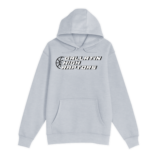 Unisex Small Heather Gray Pullover Hooded Sweatshirt