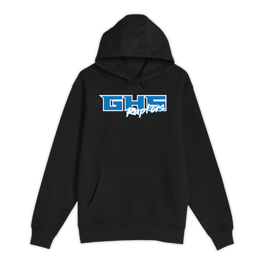 Unisex Small Black Pullover Hooded Sweatshirt