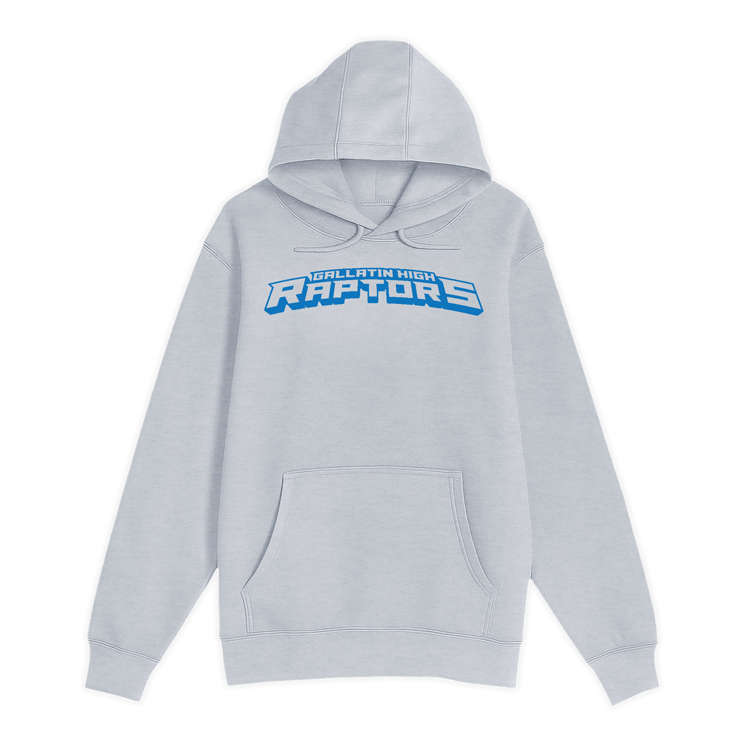 Unisex Small Heather Gray Pullover Hooded Sweatshirt