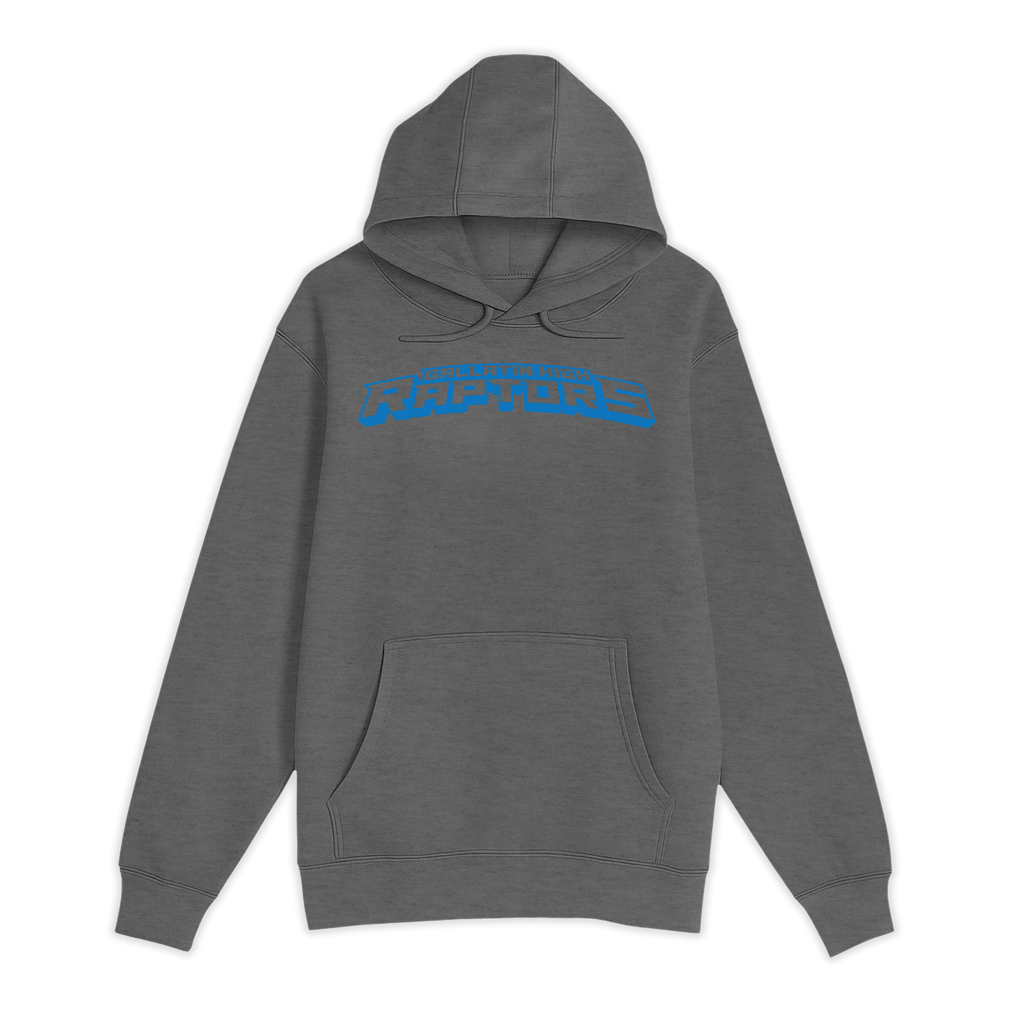Unisex Small Charcoal Heather Pullover Hooded Sweatshirt