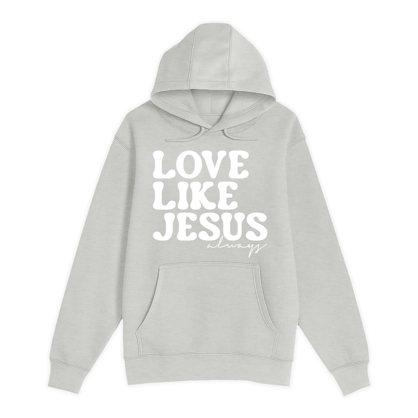 Unisex Small Oatmeal Pullover Hooded Sweatshirt