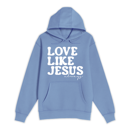 Unisex Small Colony Blue Pullover Hooded Sweatshirt
