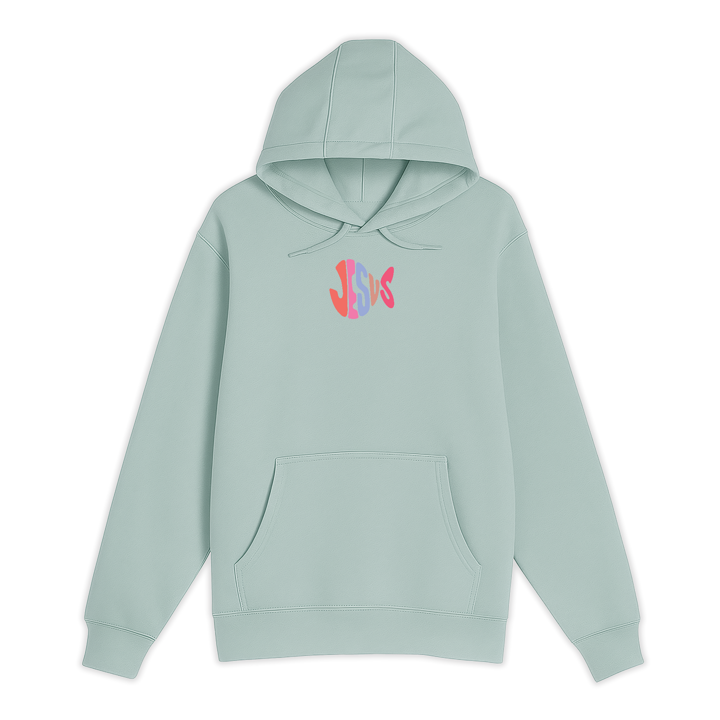 Unisex Small Green Pullover Hooded Sweatshirt