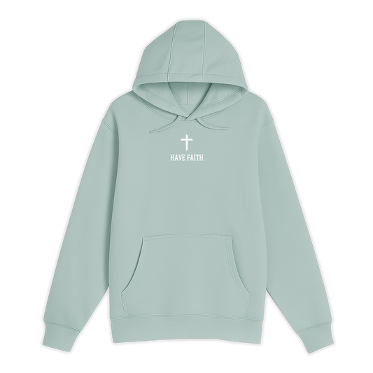 Unisex Small Green Pullover Hooded Sweatshirt