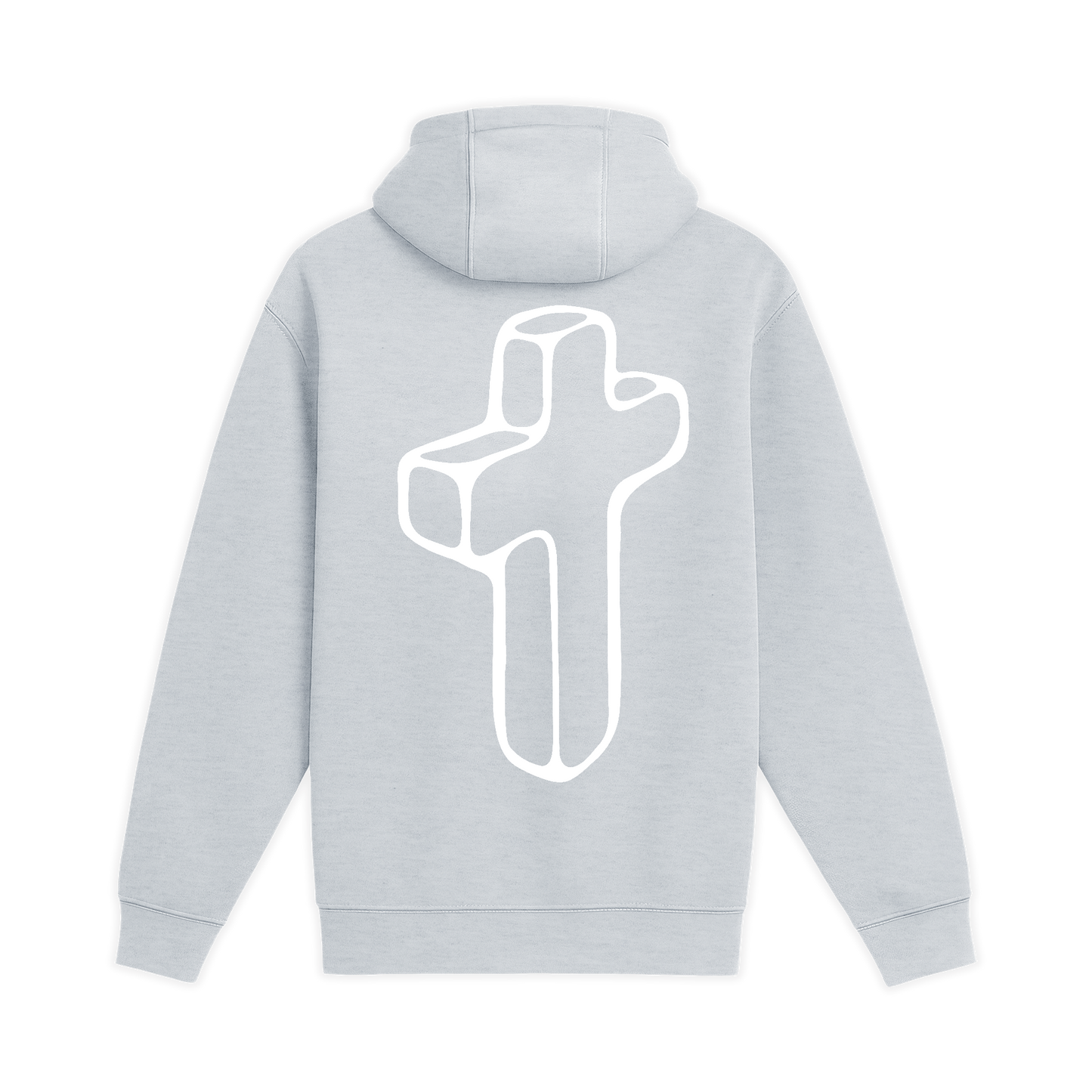 Unisex Medium Heather Gray Pullover Hooded Sweatshirt