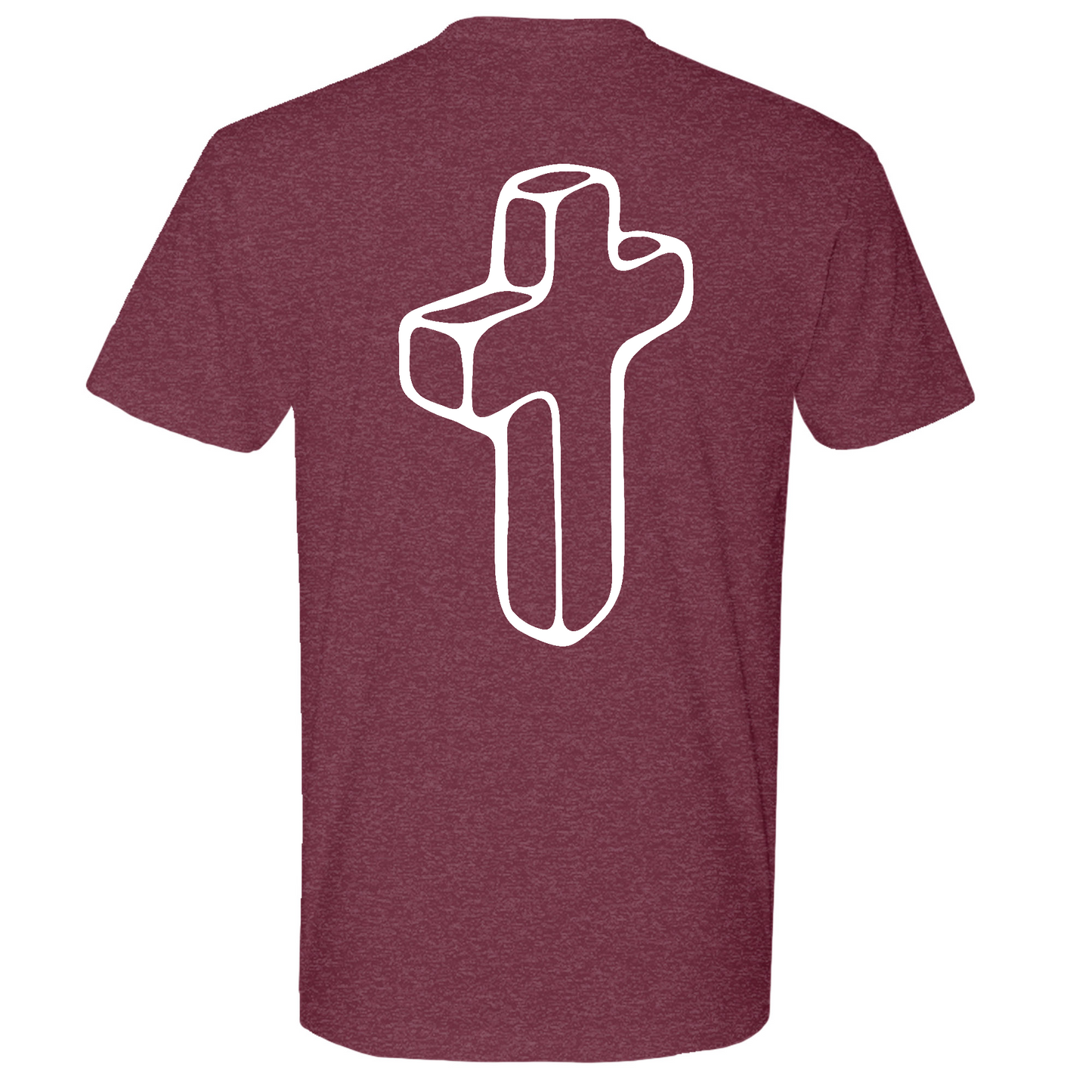 Mens Medium Heather Maroon Style_T-Shirt