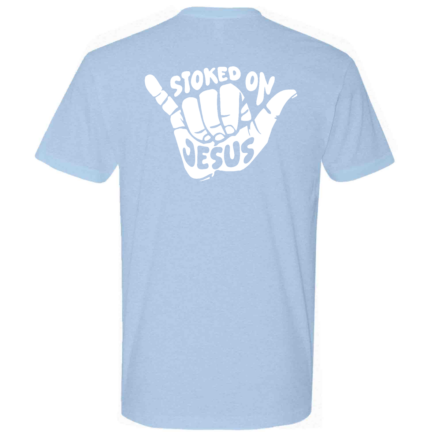 Mens Medium Heather Columbia Blue Style_T-Shirt