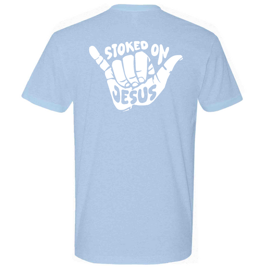 Mens Medium Heather Columbia Blue Style_T-Shirt