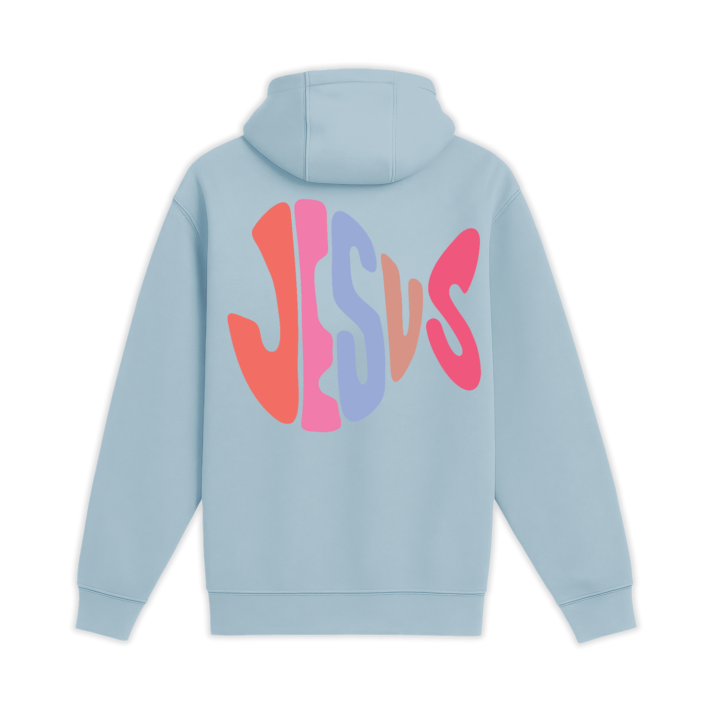 Unisex Medium Blue Mist Pullover Hooded Sweatshirt