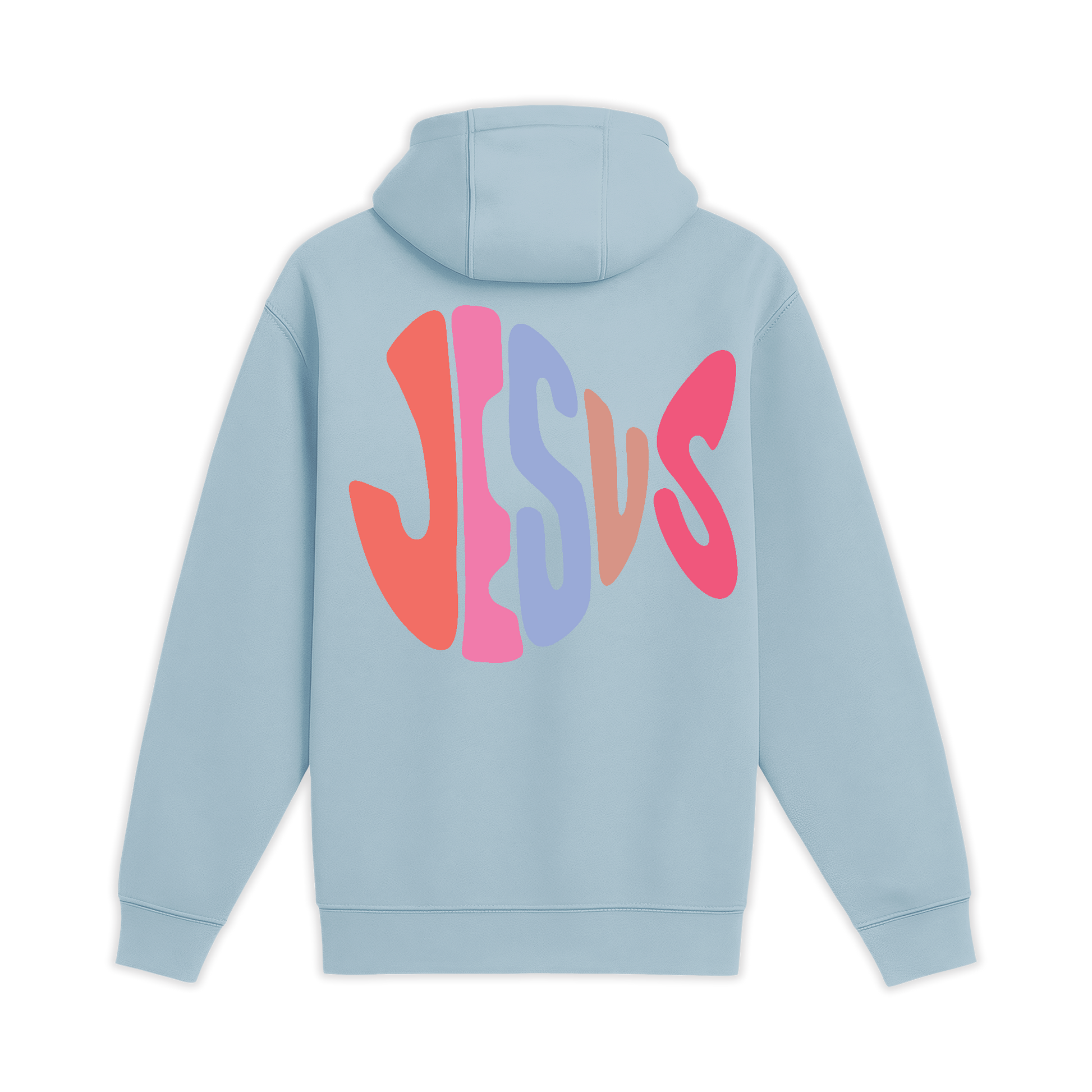 Unisex Medium Blue Mist Pullover Hooded Sweatshirt