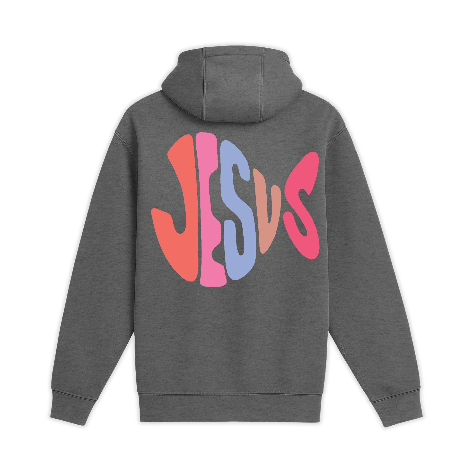 Unisex Medium Charcoal Heather Pullover Hooded Sweatshirt