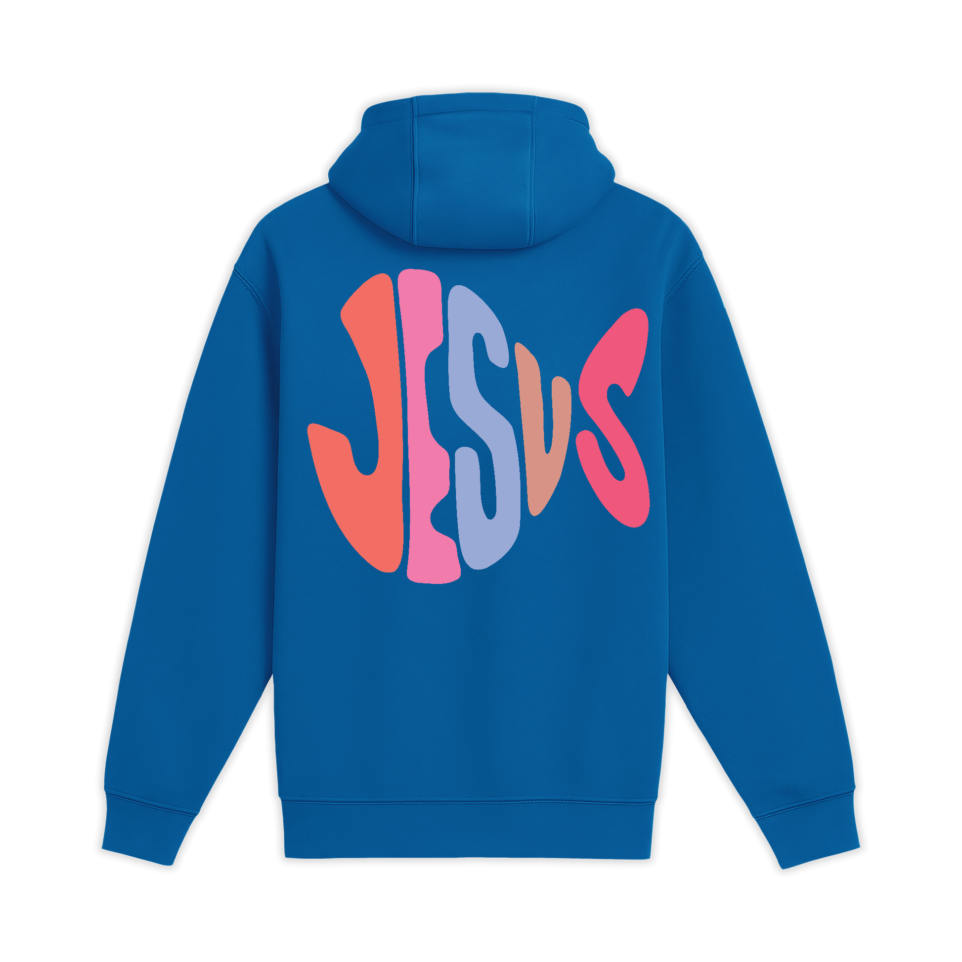 Unisex Medium True Royal Pullover Hooded Sweatshirt
