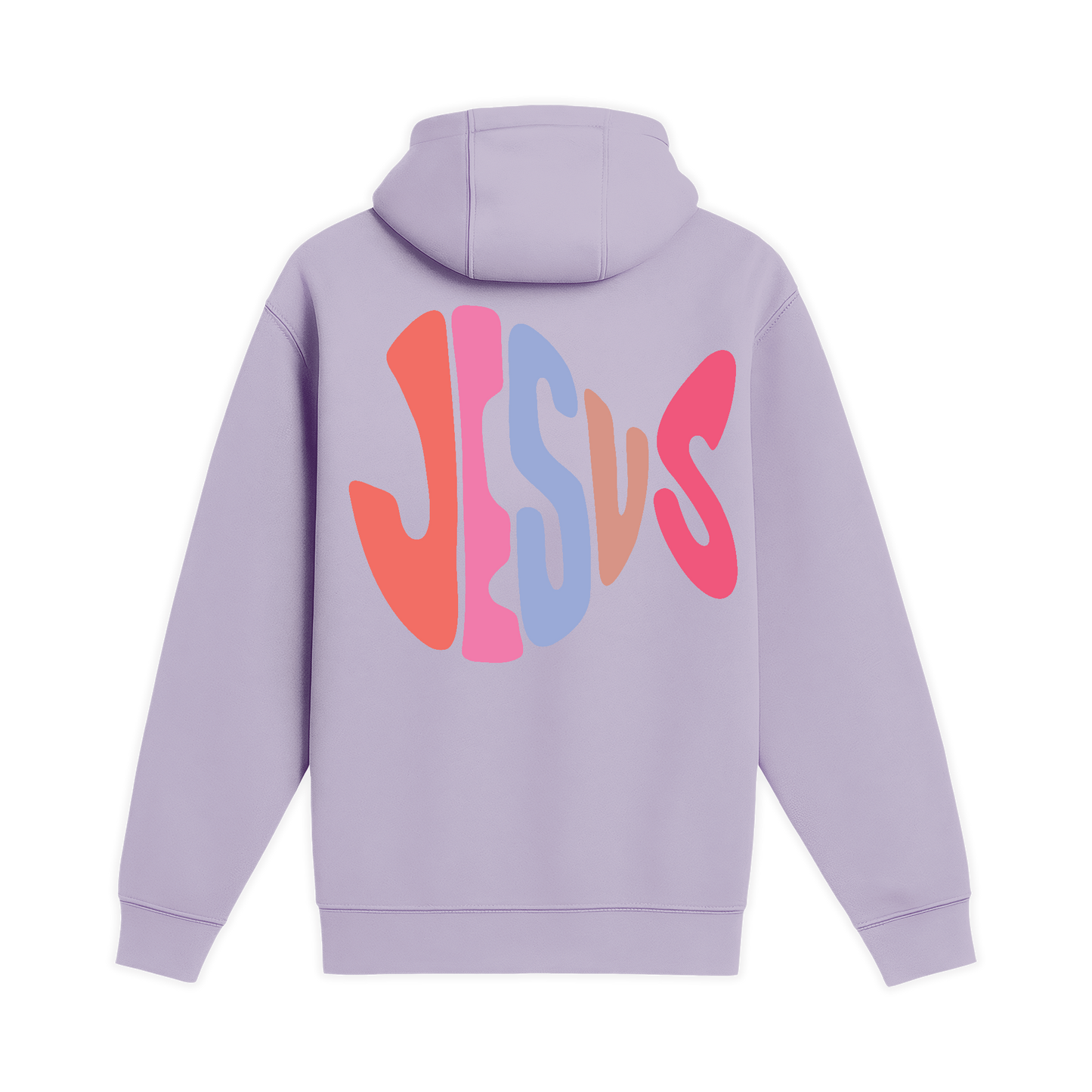 Unisex Medium Lilac Pullover Hooded Sweatshirt