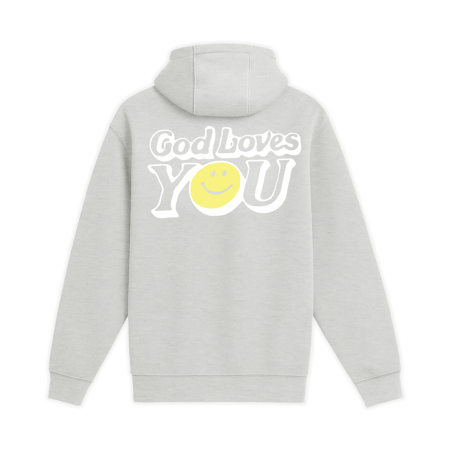 Unisex Medium Oatmeal Pullover Hooded Sweatshirt