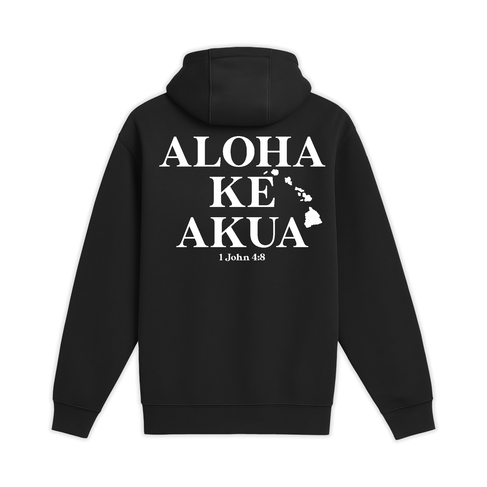 Unisex Medium Black Pullover Hooded Sweatshirt