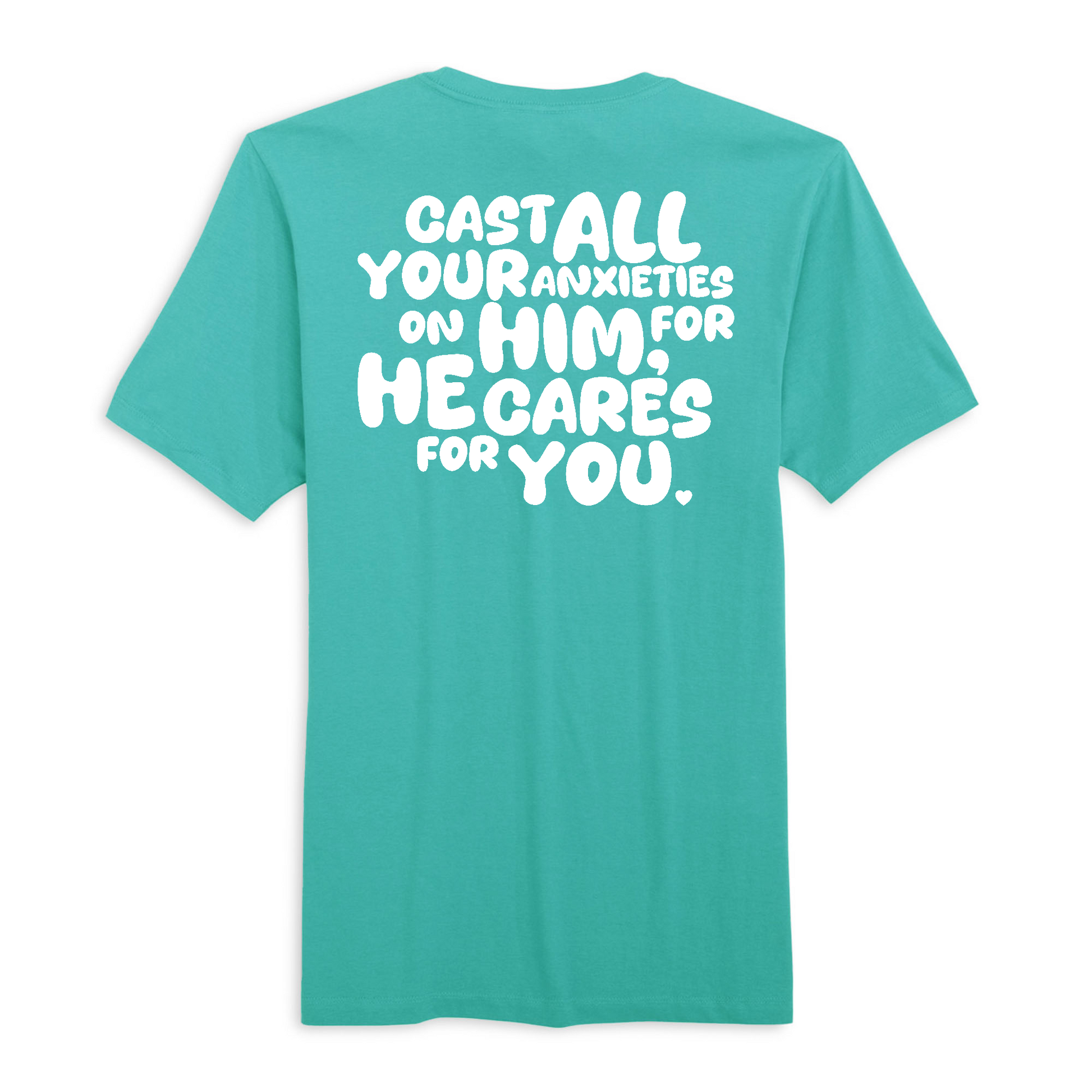 Mens Medium SEA FOAM Style_T-Shirt